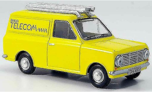 Bedford HA utilitaire 1/43 Oxford Van yellow British Telecom van diecast model cars