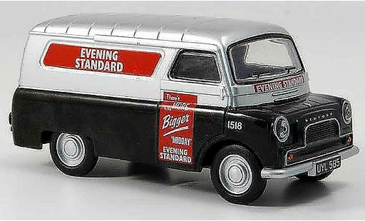 Bedford CA utilitaire 1/43 Oxford Van black grey metallisee Evening Standard van diecast model cars