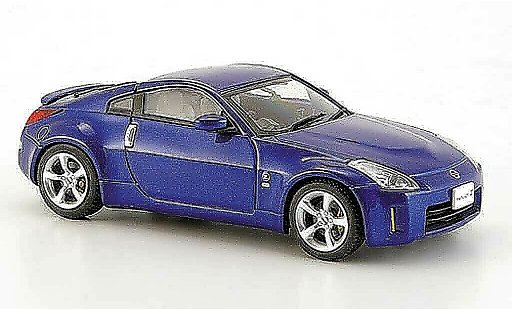 Nissan 350Z Base 1/43 Ebbro Fairlady blue Facelift 2007 diecast model cars