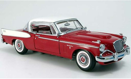 Studebaker Hawk Base 1/18 Yat Ming golden red white roof 1958 diecast model cars