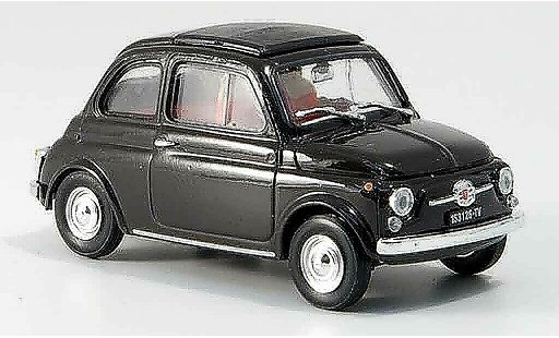Fiat 500 F 1/43 Brumm brown avec capote folding roof 1965 diecast model cars
