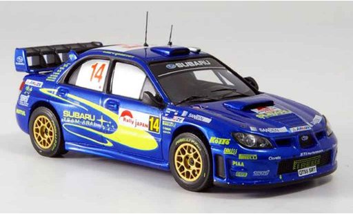 Subaru Impreza WRC 1/43 IXO no.14 arai sircombe rallye japan 2006 diecast model cars