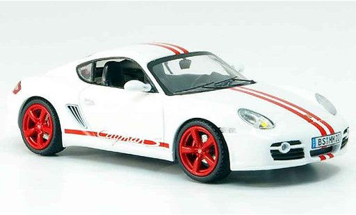 Porsche 718 S 1/43 Schuco white red diecast model cars