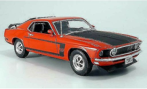 Ford Mustang Boss 1/18 Welly red/mattblack diecast model cars