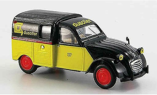 Citroen 2CV Fourgonnette 1/43 Norev camionette calberson 1965 diecast model cars