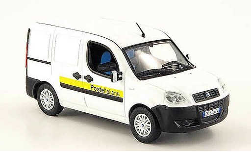 Fiat Doblo Poste 1/43 Norev white Italienische Post 2006 diecast model cars