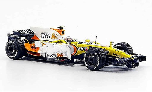Renault F1 2008 1/43 Minichamps ing f1 team r28 car no.6 diecast model cars