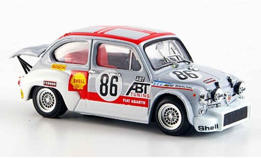 Fiat Abarth 1000 Berlina Corsa 1/43 Brumm TCR No. 86 Abt Grano 24 Stunden Spa 1970 diecast model cars