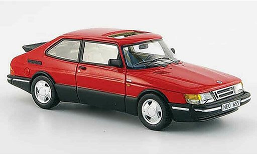 Saab 900 Turbo 1/43 Neo 16 S red 1992 diecast model cars