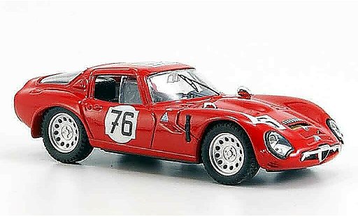 Alfa Romeo Giulia TZ2 1/43 Best no.76 de adamich zeccoli nurburgring 1966 diecast model cars