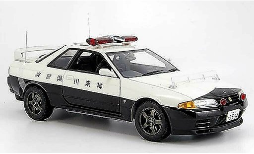 Nissan Skyline R32 1/18 Kyosho gt-r no.502 police diecast model cars