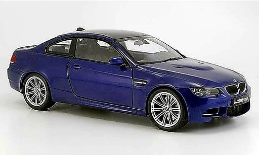 Bmw M3 Coupe 1/18 Kyosho E92 blue 2006 diecast model cars