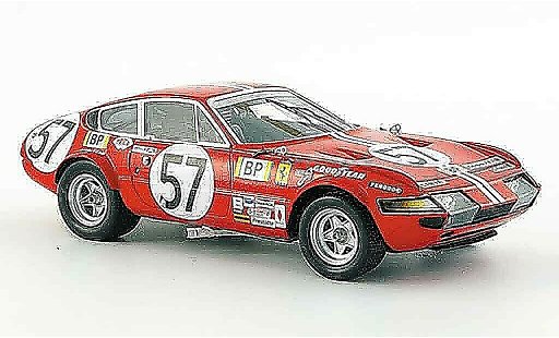 Ferrari 365 GTB/4 1/43 Red Line no.57 nart 24h le mans 1972 diecast model cars
