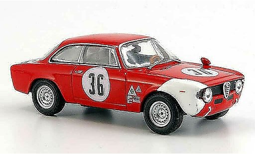 Alfa Romeo Giulia sprint gta 1/43 M4 1600 No.36 J.Rindt 4h Sebring 1966 diecast model cars