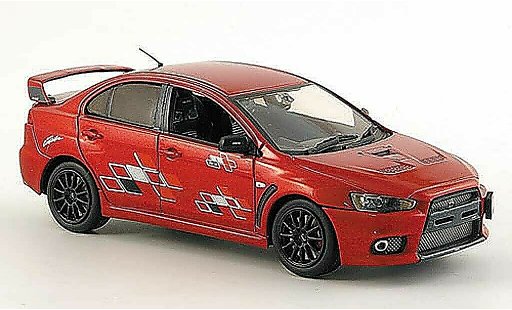 Mitsubishi Lancer Evolution X 1/43 Vitesse red Ralli Art 2008 diecast model cars