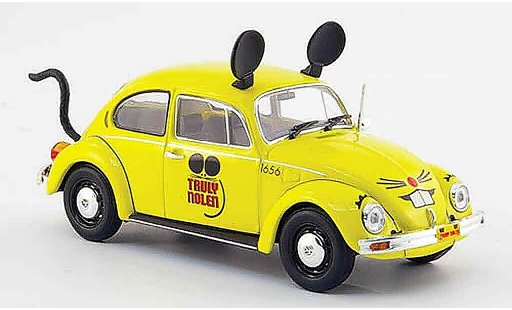 Volkswagen Coccinelle Base 1/43 Minichamps 1200 yellow truly nolen pest control 1983 diecast model cars
