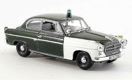 Borgward Isabella police 1/43 Minichamps Frankfurt 2turer 1959 diecast model cars