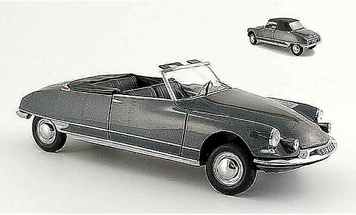 Citroen DS 19 1/18 Norev cabriolet grey 1961 diecast model cars