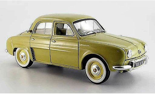 Renault Dauphine Base 1/18 Norev beige 1958 diecast model cars