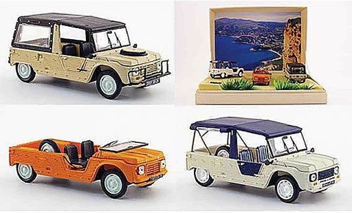 Citroen Mehari Berline 1/43 Norev 3er set 40 jahre diecast model cars