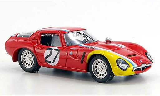 Alfa Romeo Giulia TZ2 1/43 Best No.27 Pilette Monza 1967 diecast model cars
