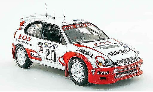 Toyota Corolla WRC 1/43 IXO no.20 lukoil e.o.s. rallye finland 2000 diecast model cars