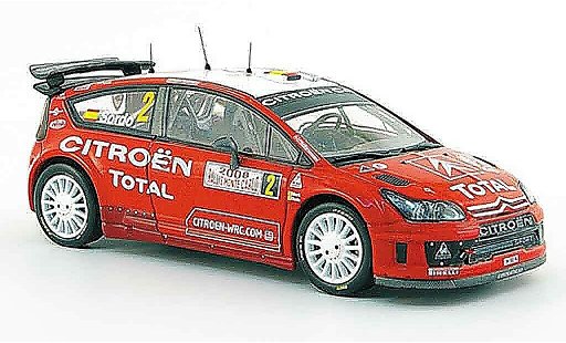 Citroen C4 WRC 2008 1/43 IXO no.2 elfter rallye monte carlo diecast model cars