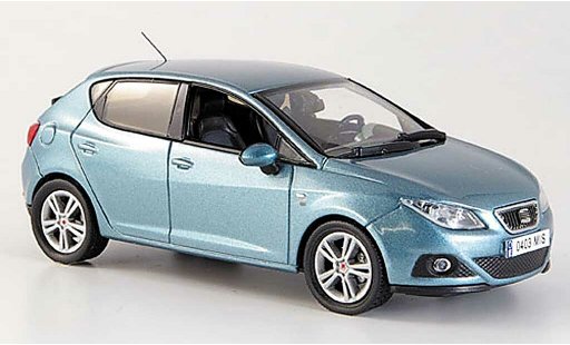 Seat Ibiza Base 1/43 J Collection blue 5-portes 2008 diecast model cars