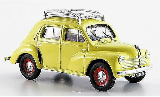 Renault 4CV Base 1/43 Eligor r 1060 avec barres de toit 1947 diecast model cars