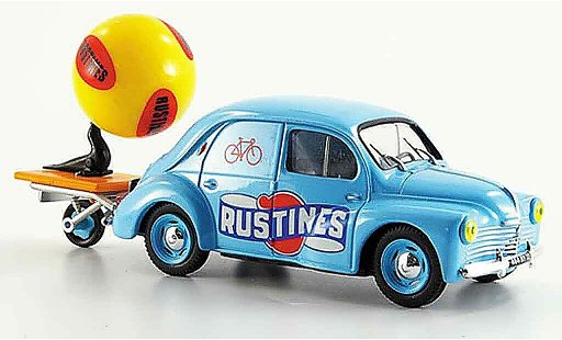 Renault 4CV Base 1/43 Eligor werbefahrzeug rustines 1951 diecast model cars