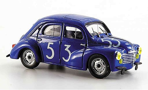 Renault 4CV Racing 1/43 Eligor bol dor no. 53 1952 diecast model cars