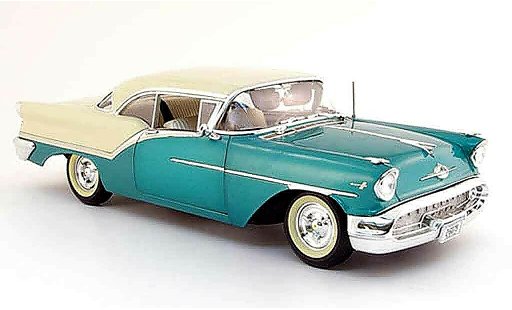 Oldsmobile Super 88 Base 1/18 Highway 61 green white 1957 diecast model cars
