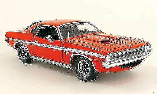 Plymouth Gran Barracuda 1970 1/18 Highway 61 red diecast model cars