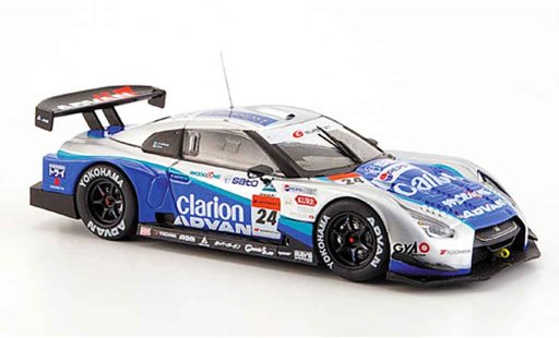 Nissan Skyline R35 1/43 Ebbro JGTC GT R Woodone Advan No.24 Clarion Super GT 2008 diecast model cars