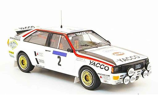 Audi Quattro coupe 1/43 Trofeu No.2 Yacco Tour de France Auto 1984 diecast model cars