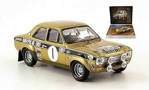 Ford Escort MK1 1/43 Trofeu No.1 Uniflo winner Dunkeries Rally 1972 diecast model cars