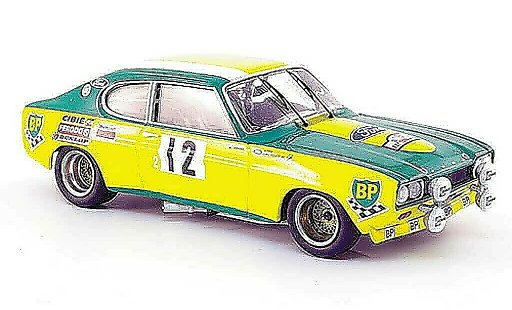 Ford Capri RS 2600 1/43 Trofeu No.12 Siebter Platz Tour de Corse 1972 diecast model cars