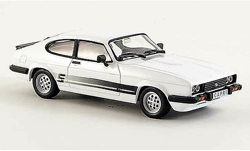 Ford Capri MK3 1/43 WhiteBox III white 1981 diecast model cars