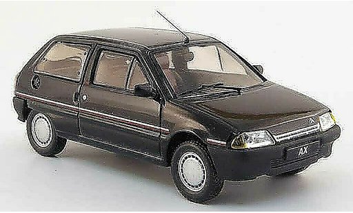 Citroen AX Image 1/43 IXO black 1989 diecast model cars