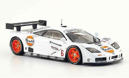 McLaren F1 GTR GTR 1/43 IXO No.6 Gulf BPR Paul Ricard 1996 diecast model cars