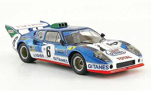 Ligier JS2 Base 1/43 IXO Ford No.6 Total 24h Le Mans 1975 diecast model cars