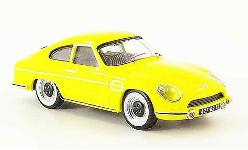 Panhard DB HBR 1958 1/43 IXO 5 yellow diecast model cars
