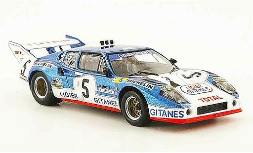 Ligier JS2 Base 1/43 IXO No.5 Total 24h Le Mans 1975 diecast model cars