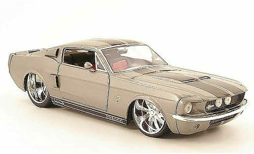Shelby GT 500 1967 1/18 Jada Toys kr grey/black diecast model cars