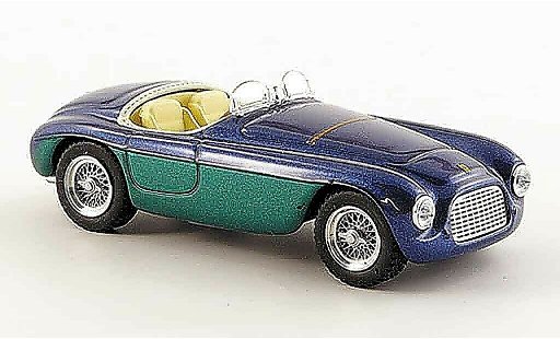 Ferrari 166 MM 1/43 Art Model barchetta touring blue green diecast model cars