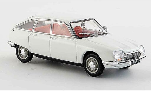 Citroen GS Berline 1/43 Norev creme white 1971 diecast model cars