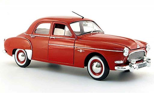 Renault Fregate Base 1/18 Solido red 1959 diecast model cars