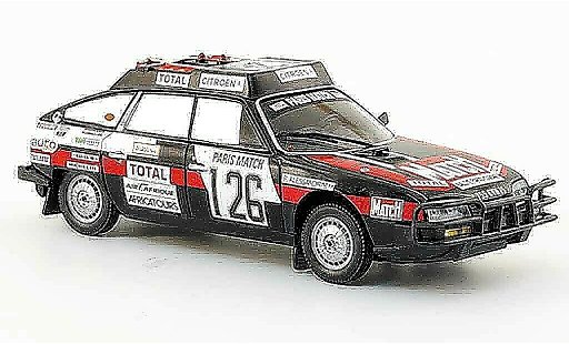Citroen CX GTI 1/43 Norev 2400 no.126 rallye dakar 1981 diecast model cars