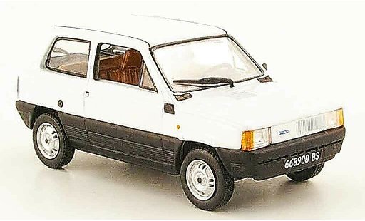 Fiat Panda Base 1/43 Norev white 1981 diecast model cars