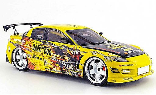 Mazda RX8 Base 1/18 Norev racing dark dog diecast model cars
